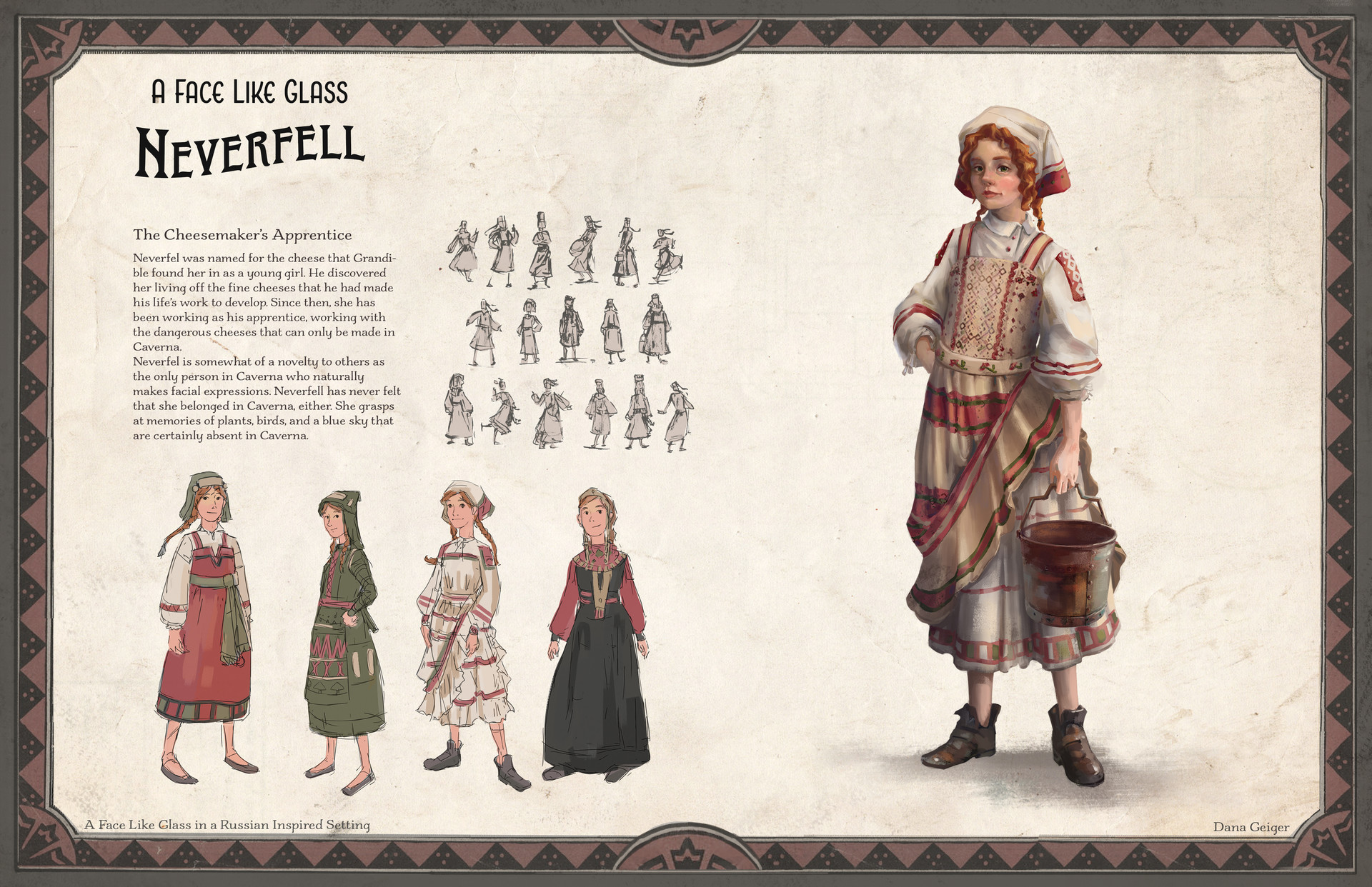 Dana Geiger Character Lineup Inspired By A Face Like Glass