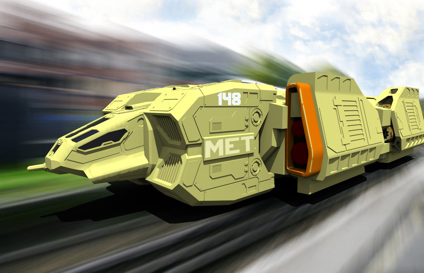 MET  magnetic levitation train