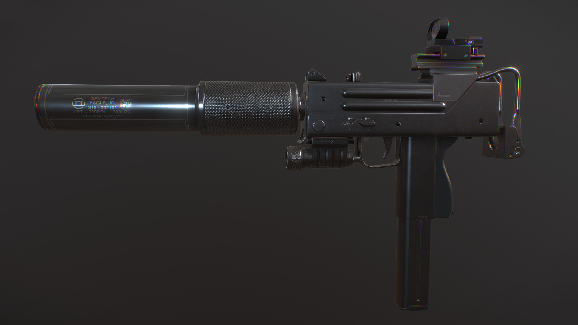 Artstation Ingram Mac 10 Silvertm