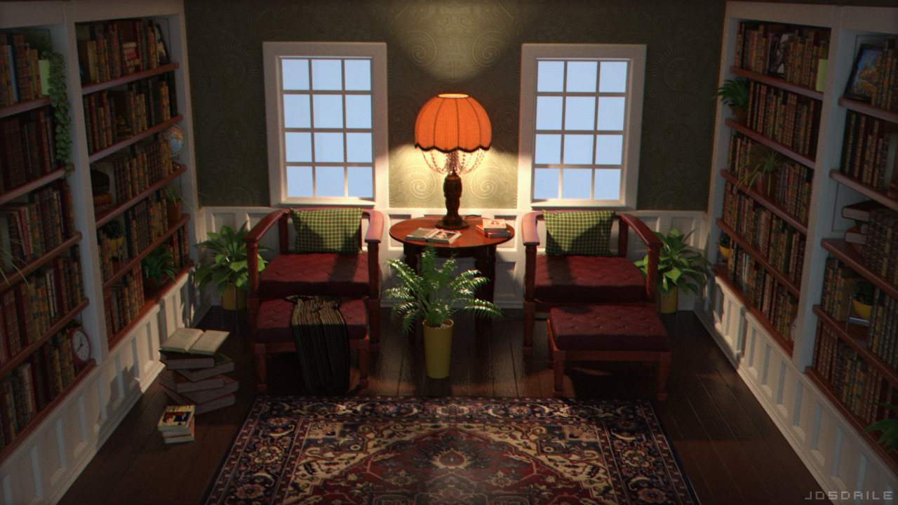 ArtStation - Reading Room