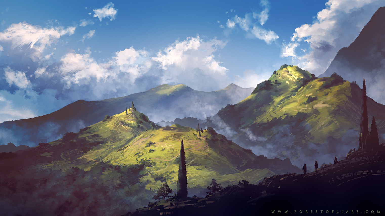 Forest of Liars : Traveling with clouds