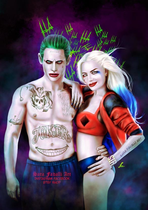 Artstation Joker And Harley Quinn Suicide Squad 16