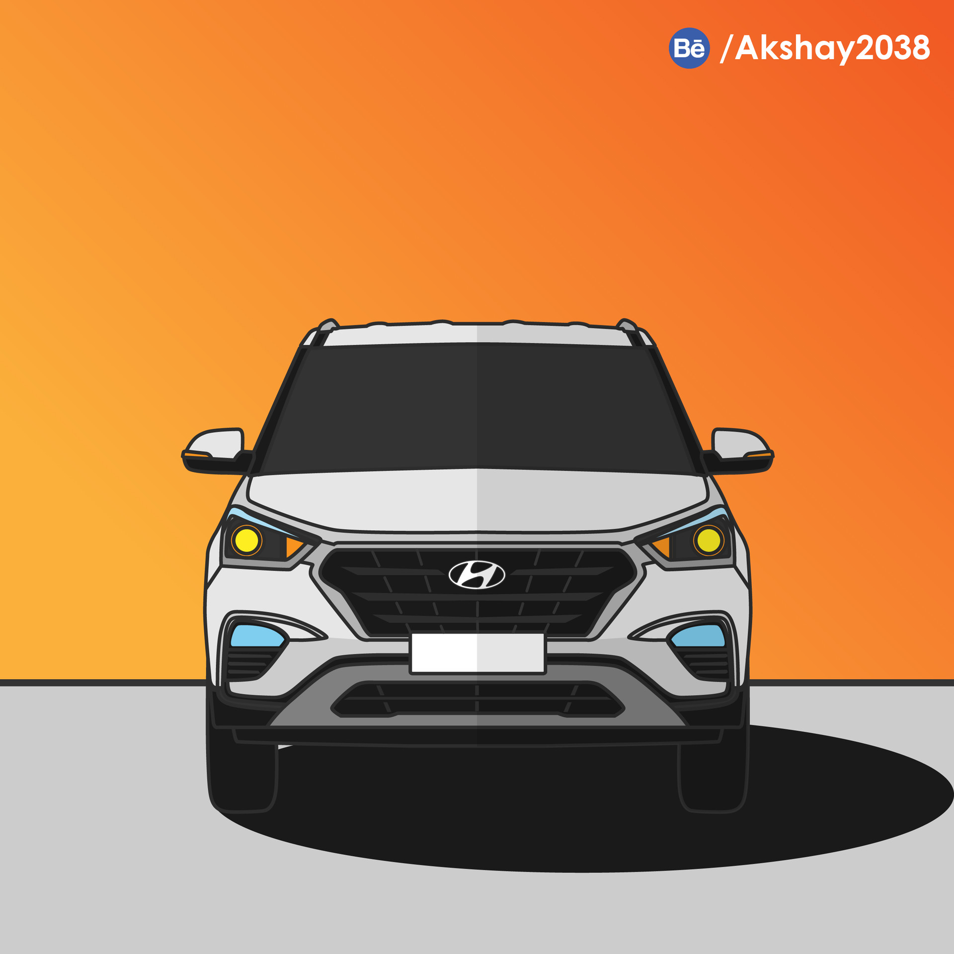 Artstation Hyundai Creta Facelift Model 2018 Akshay Kumar