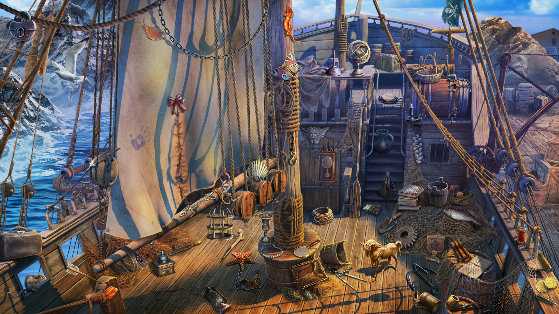 Artstation Hidden Object Ship Natalya Dolgih