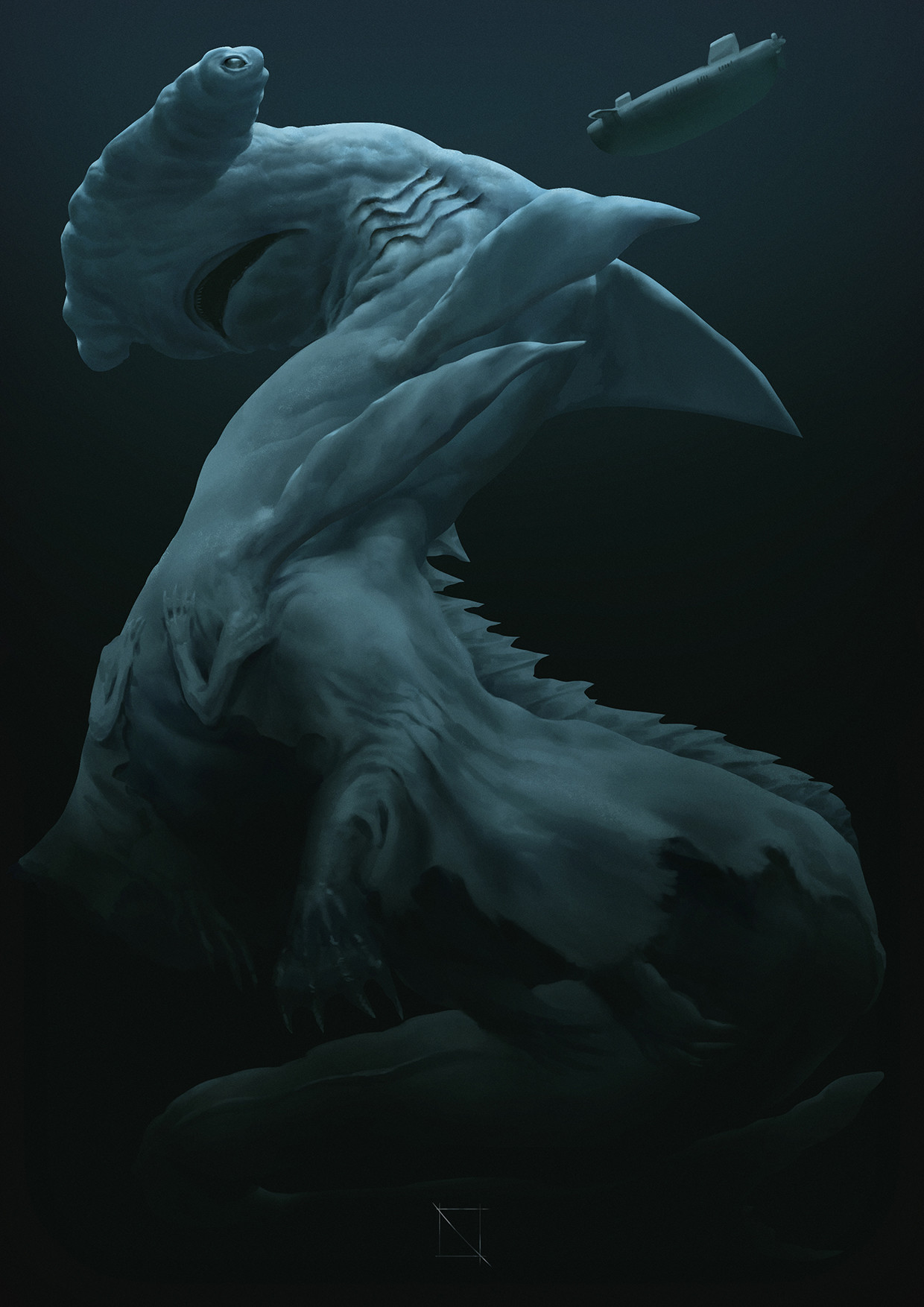 Deep Sea Creature by Narendra B Adi : r/ImaginaryLeviathans