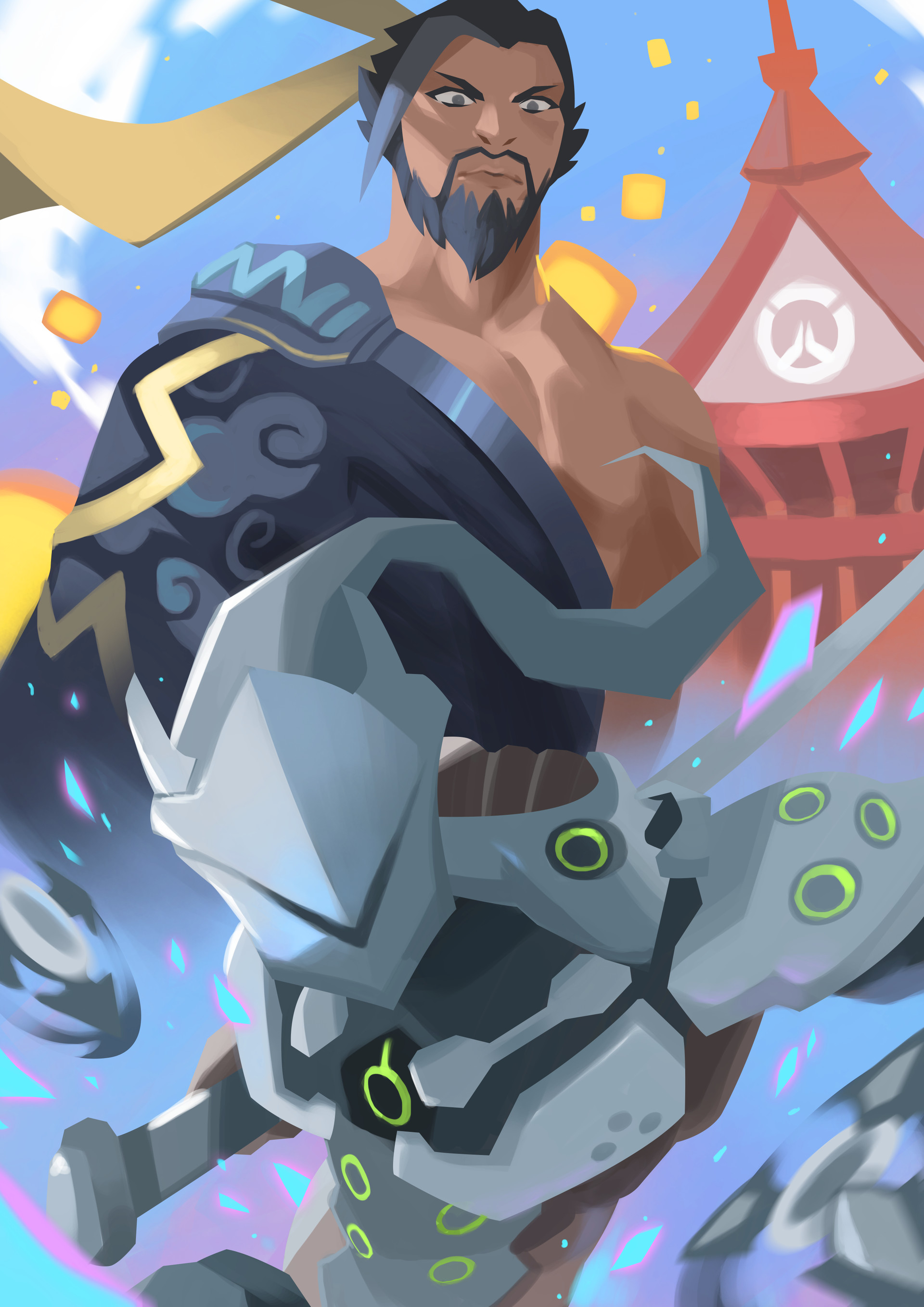 Overwatch's Genji + Hanzo!