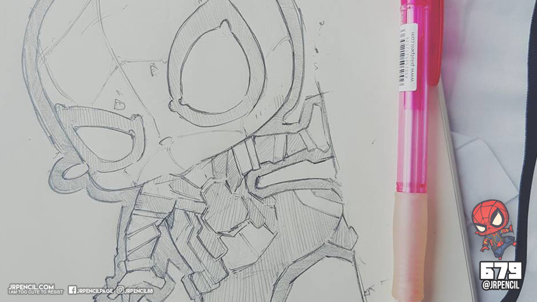 Artstation 679 Spiderman Jr Pencil