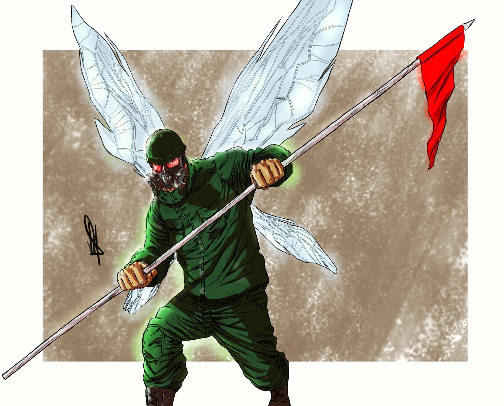Artstation Winged Soldier