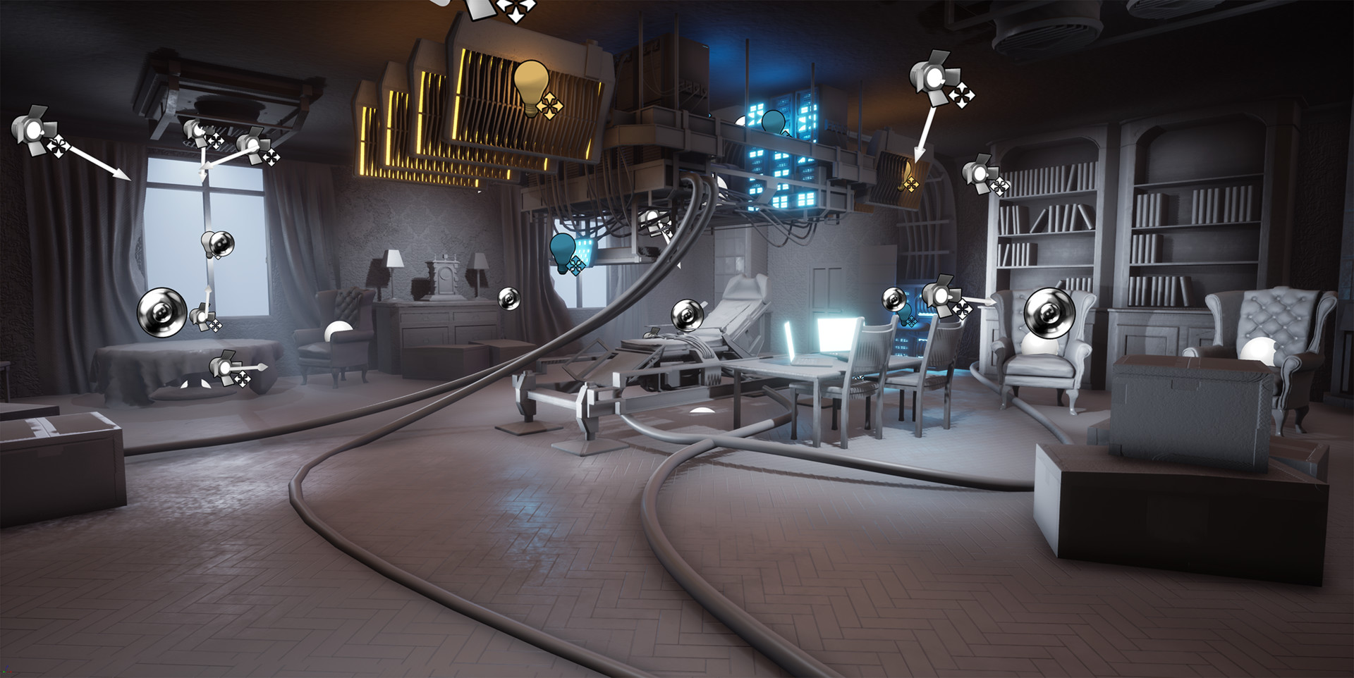 Artstation Environment Beyond Human Challenge Lighting Breakdown