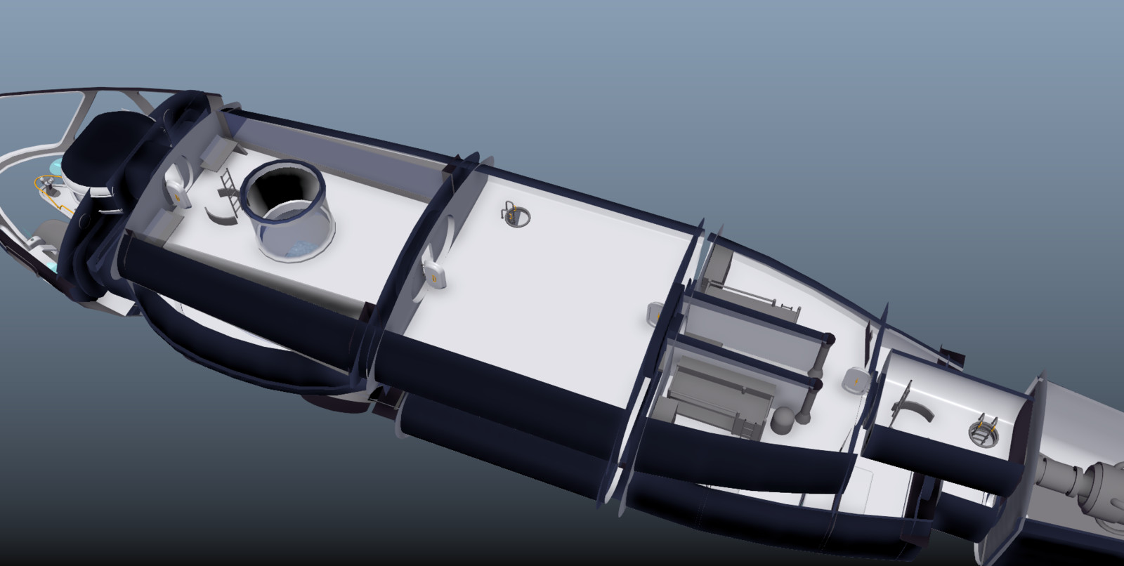 Tanguy Oliveras - The Atlas - Subnautica fanmade model - WIP