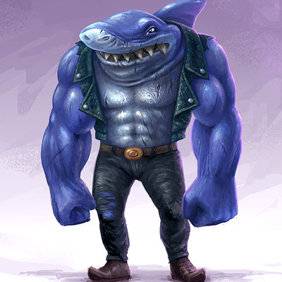 Tom garden blue shark2
