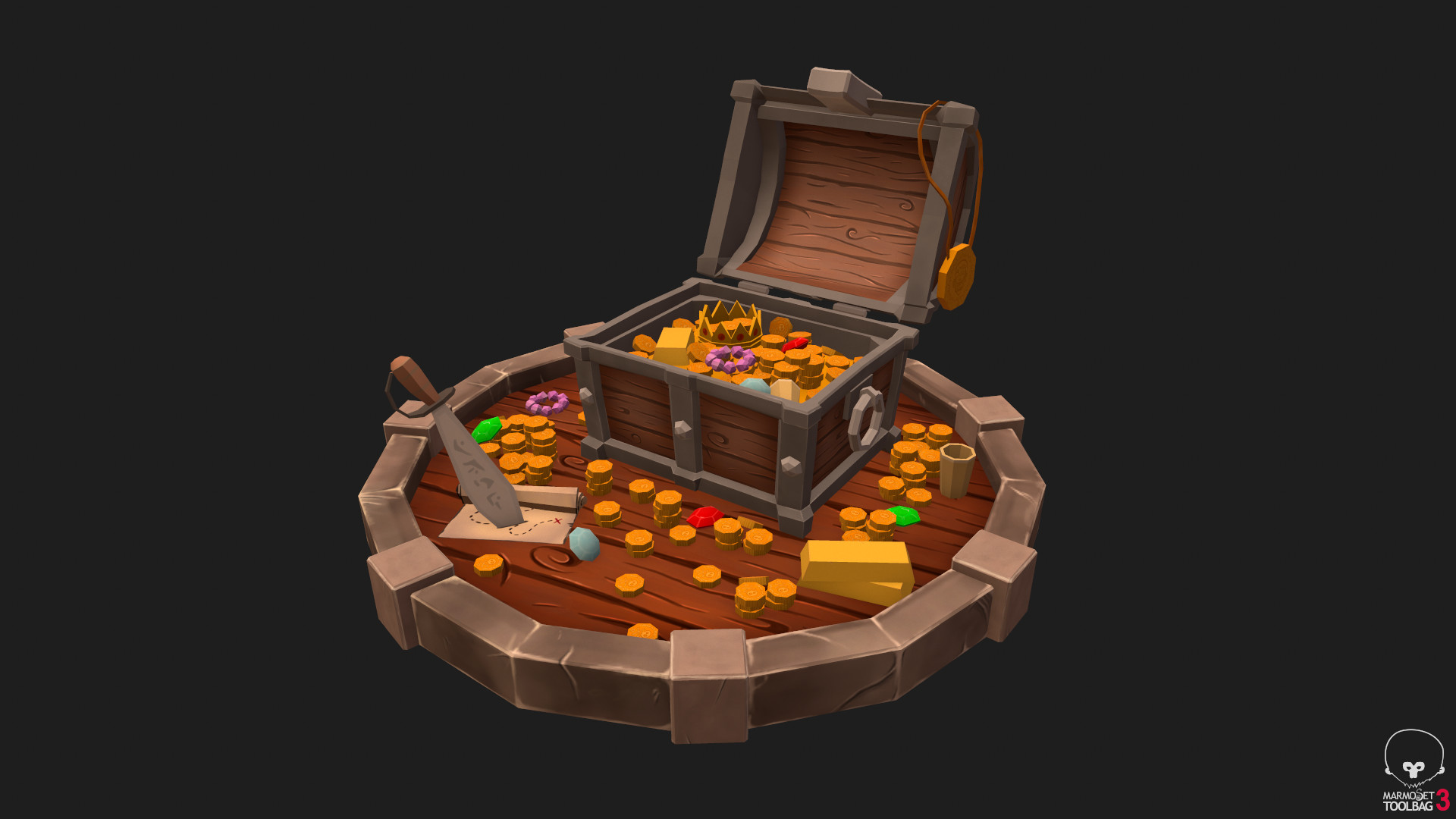 Veronika Slavik Pirate Treasure Chest