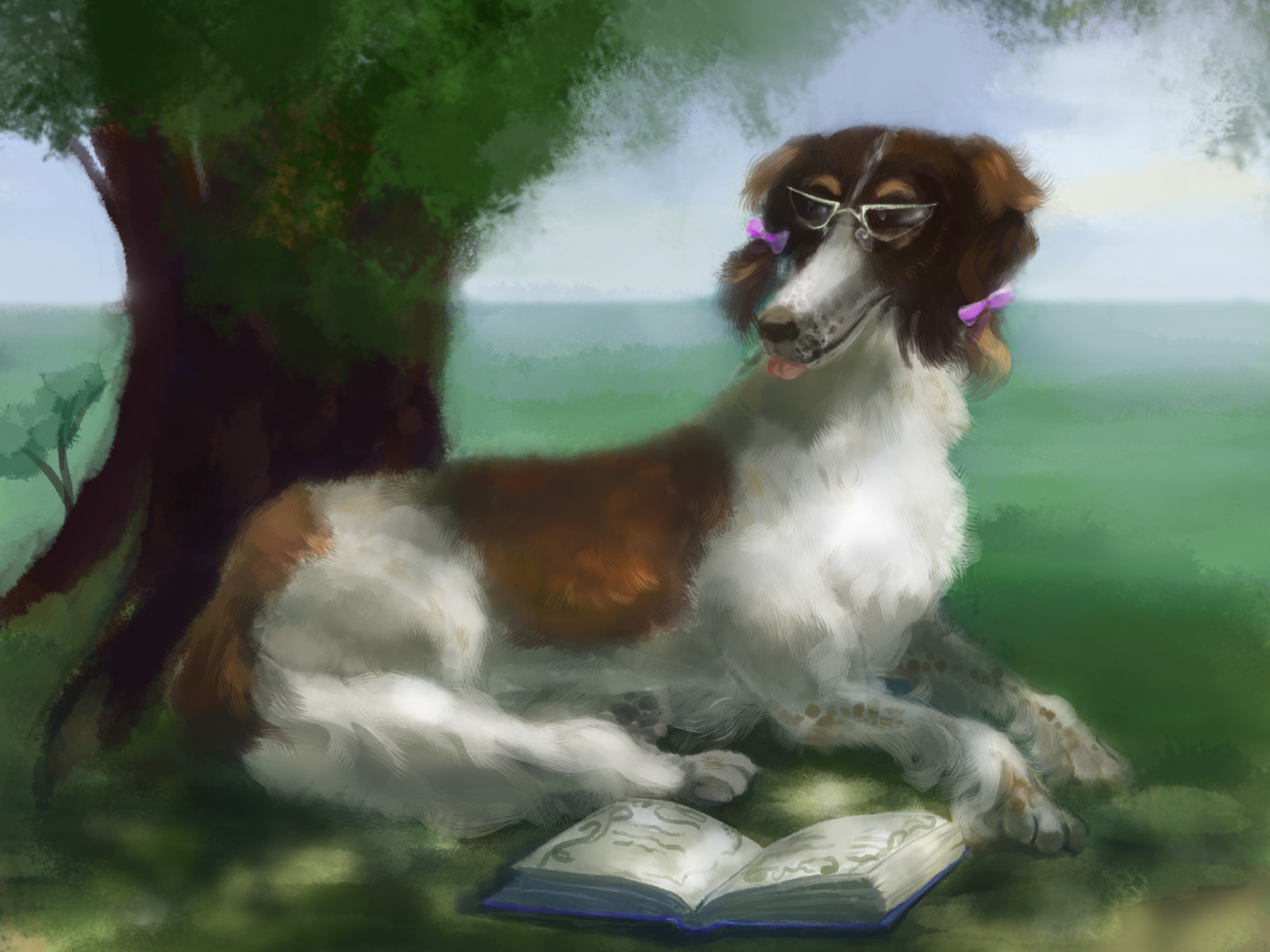 Artstation Portrait Of My Dog Jane Barayeva
