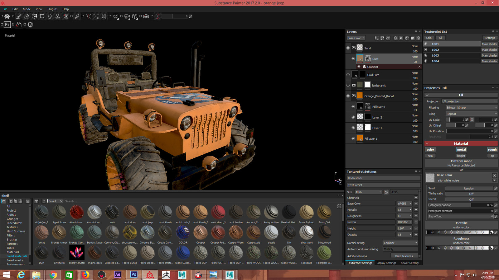 Substance painter не сохраняет проект