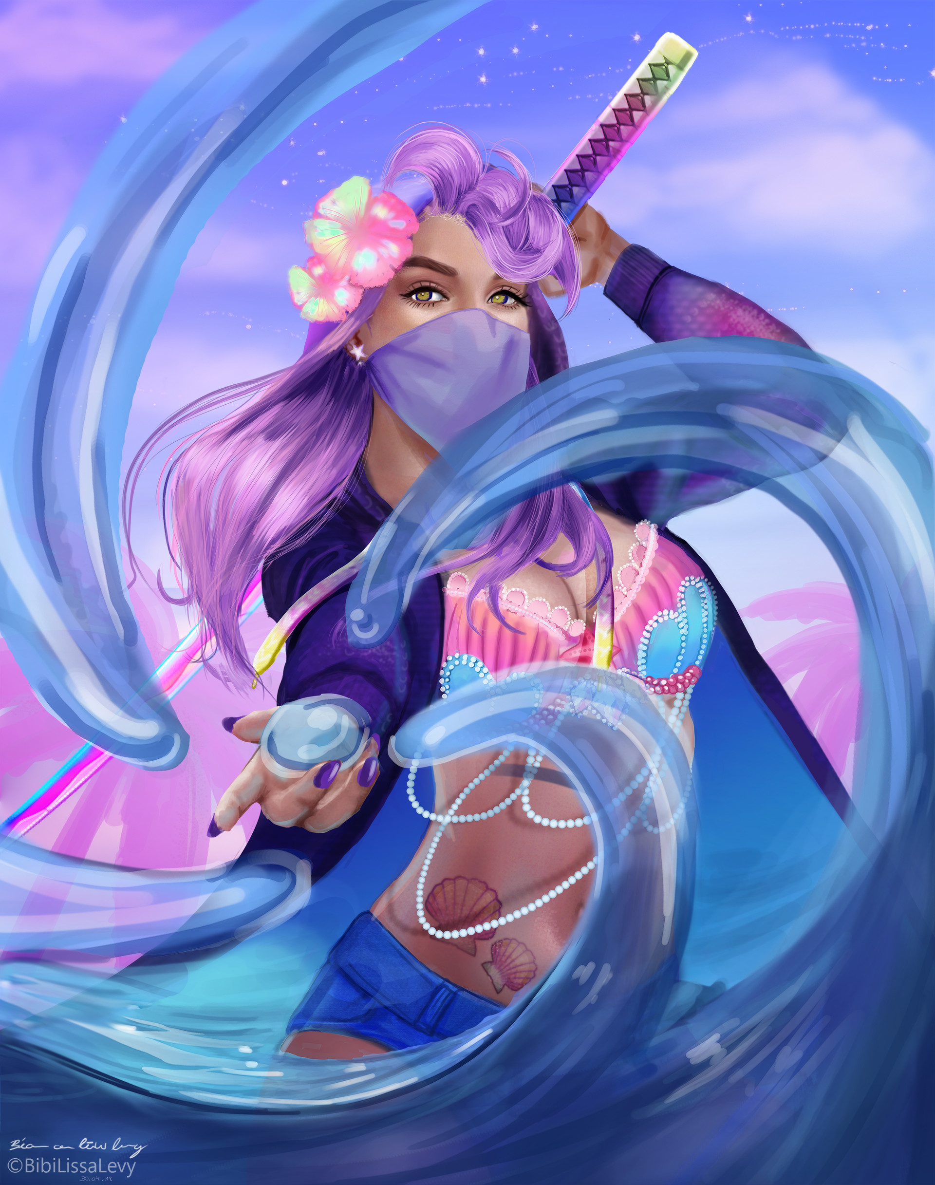 Artstation Mermaid Bianca Ruhr Levy
