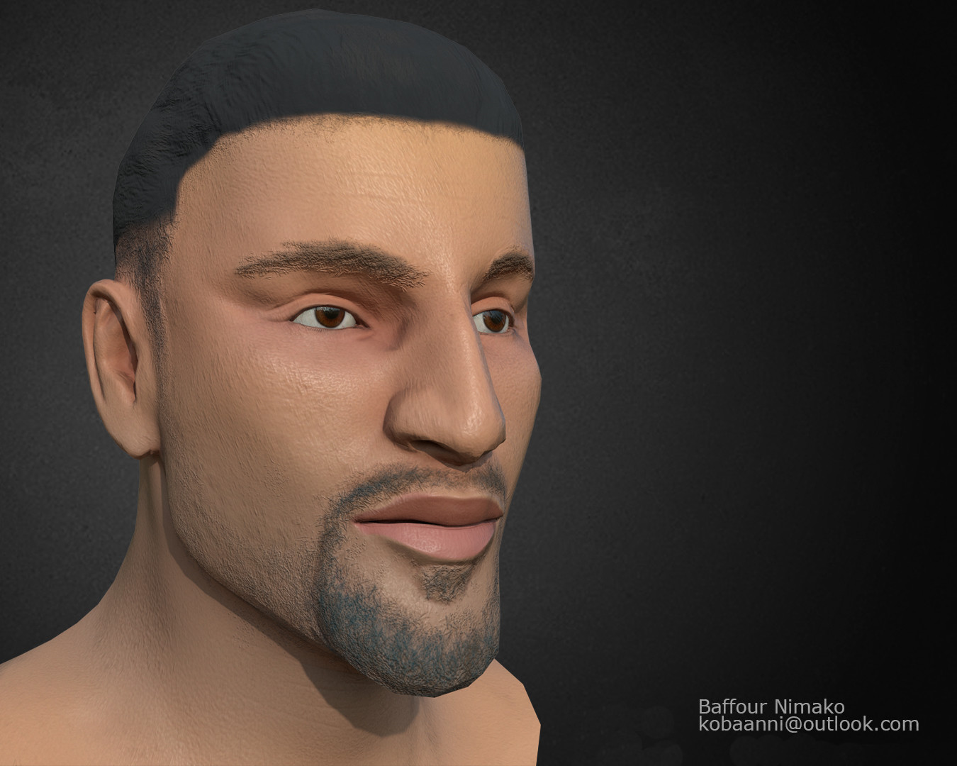 Artstation Klay Thompson Bust Study Baffour Kobaanni Nimako