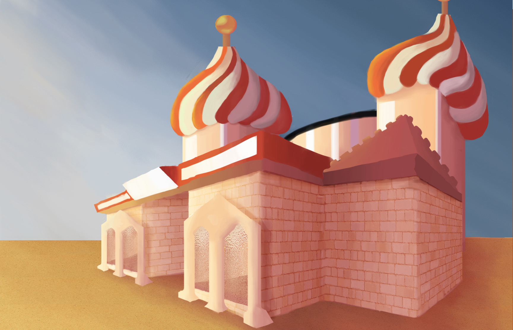 ArtStation - Dwelling Painting and Linework