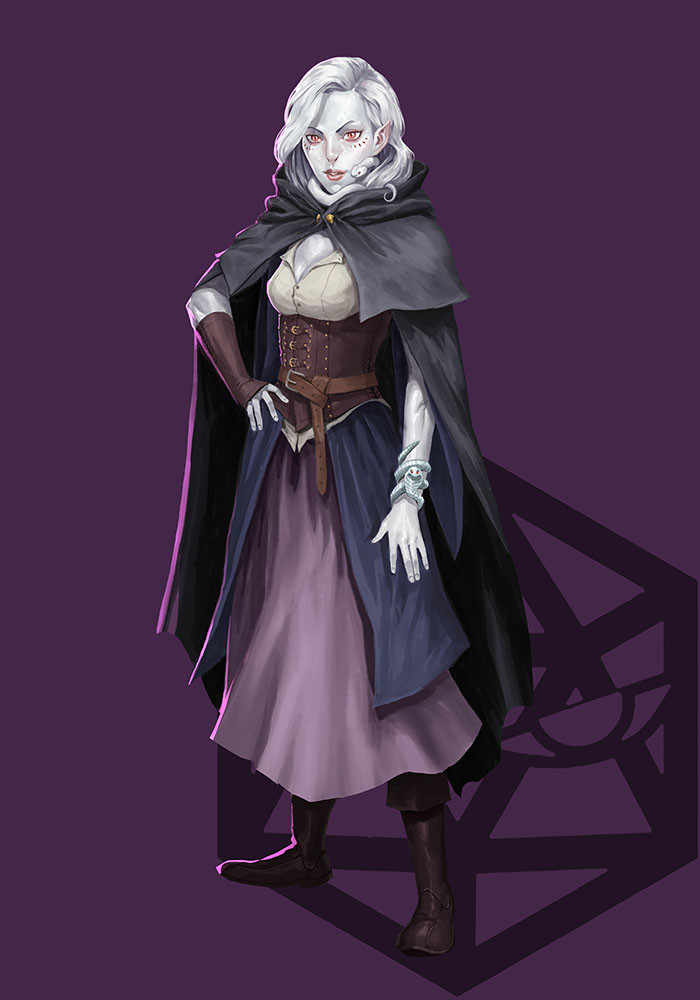 Anya the Yuan-ti Warlock