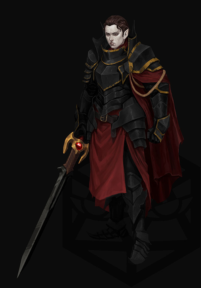 Kovacs the Half-Elf Oathbreaker Paladin