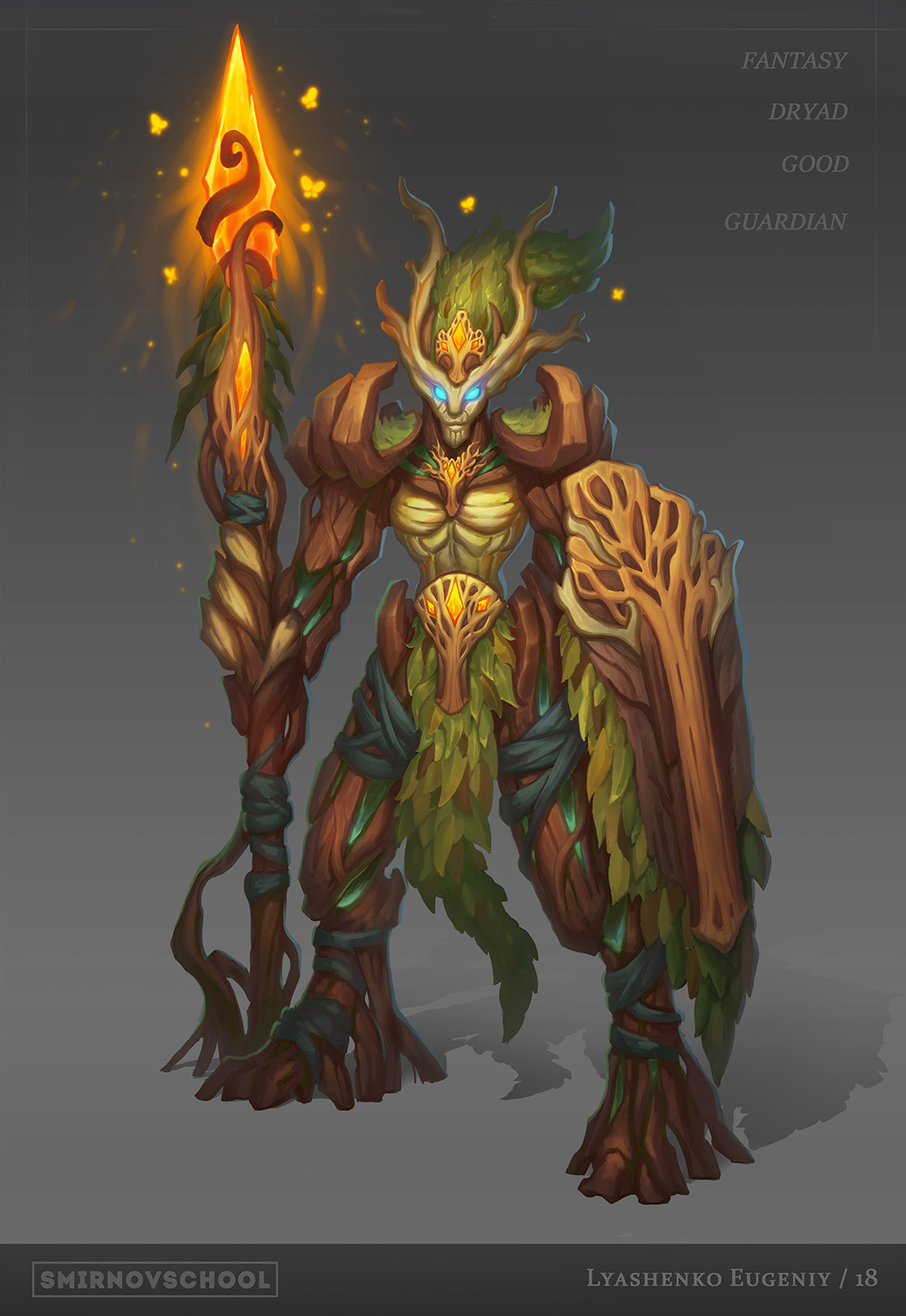 Artstation Forest Guardian Concept Eugeniy Lyashenko