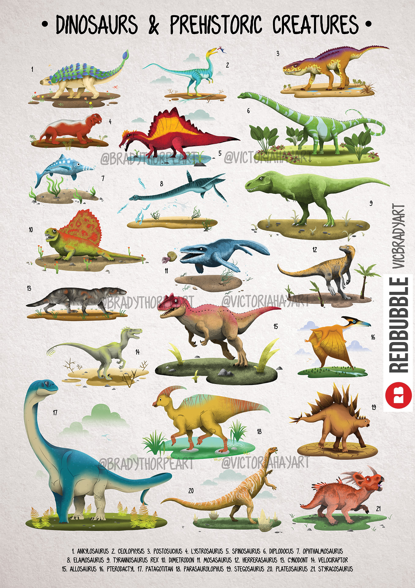 ArtStation Dinosaur poster