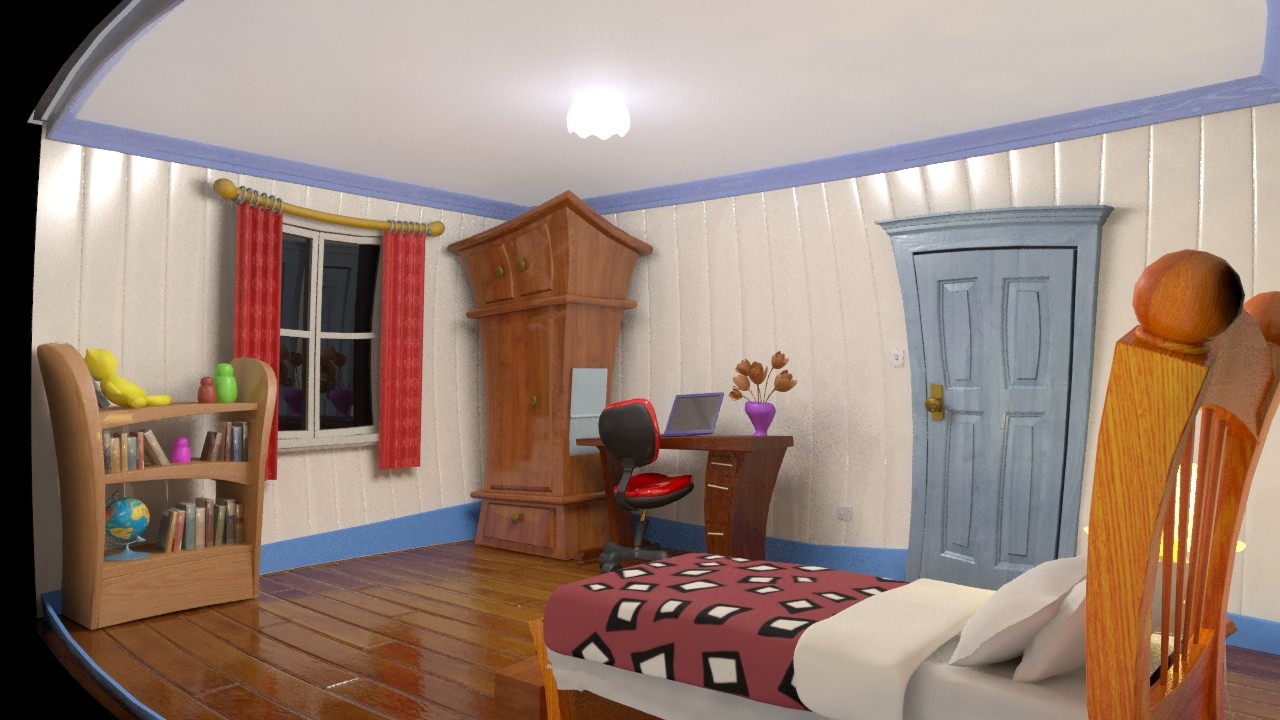 ArtStation - Bed Room model grandma house project