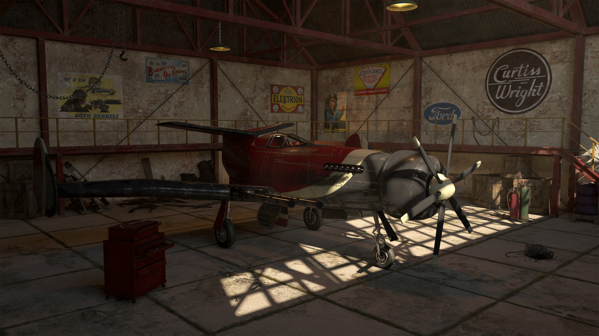 ArtStation Airplane Hangar