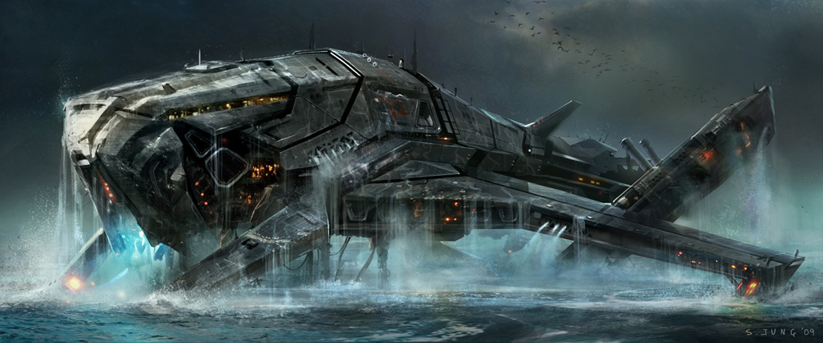 battleship aliens concept art