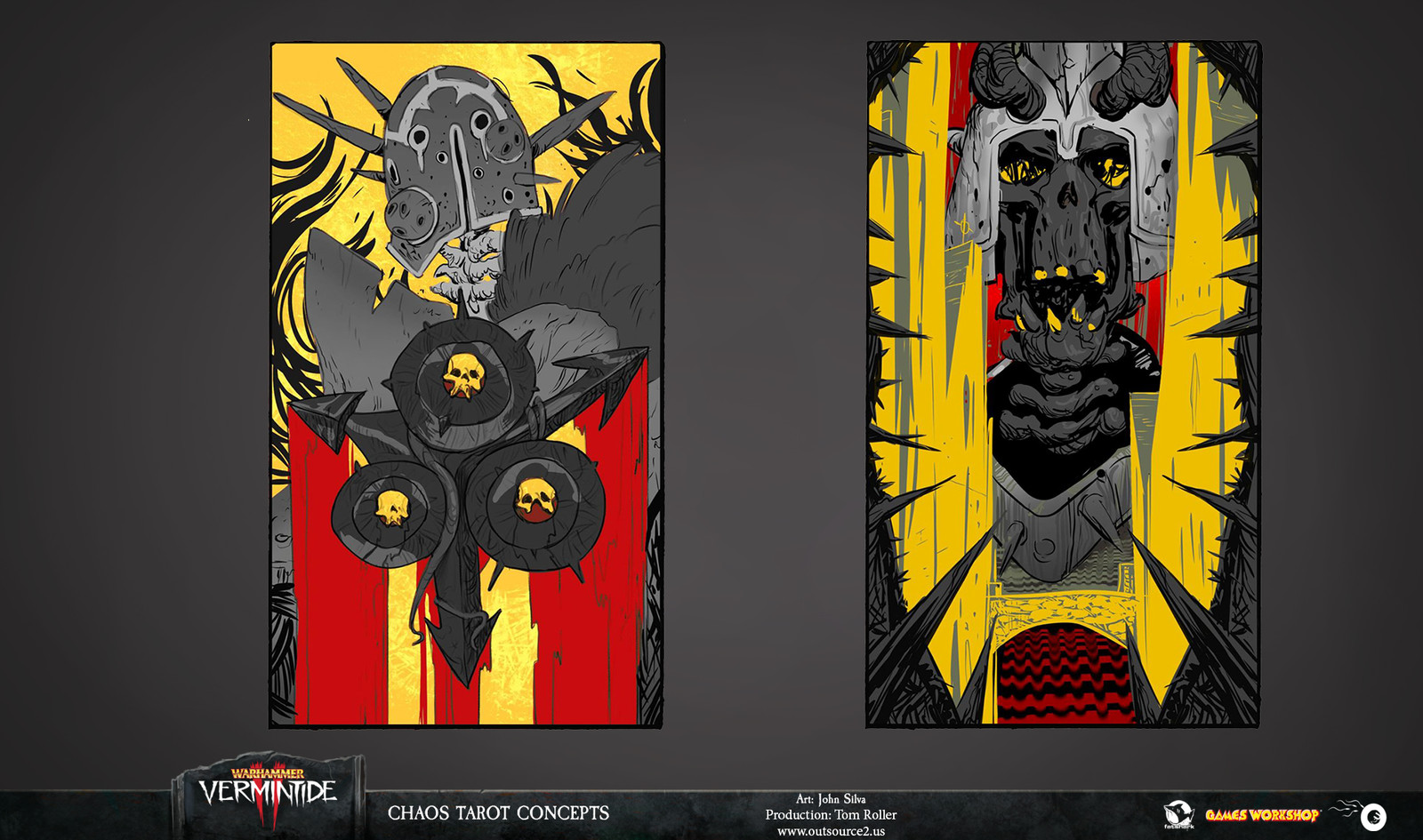 As this is the first time the monstrous Chaos faction appears in the series, we wanted to keep the enemy's appearance mysterious and abstract.