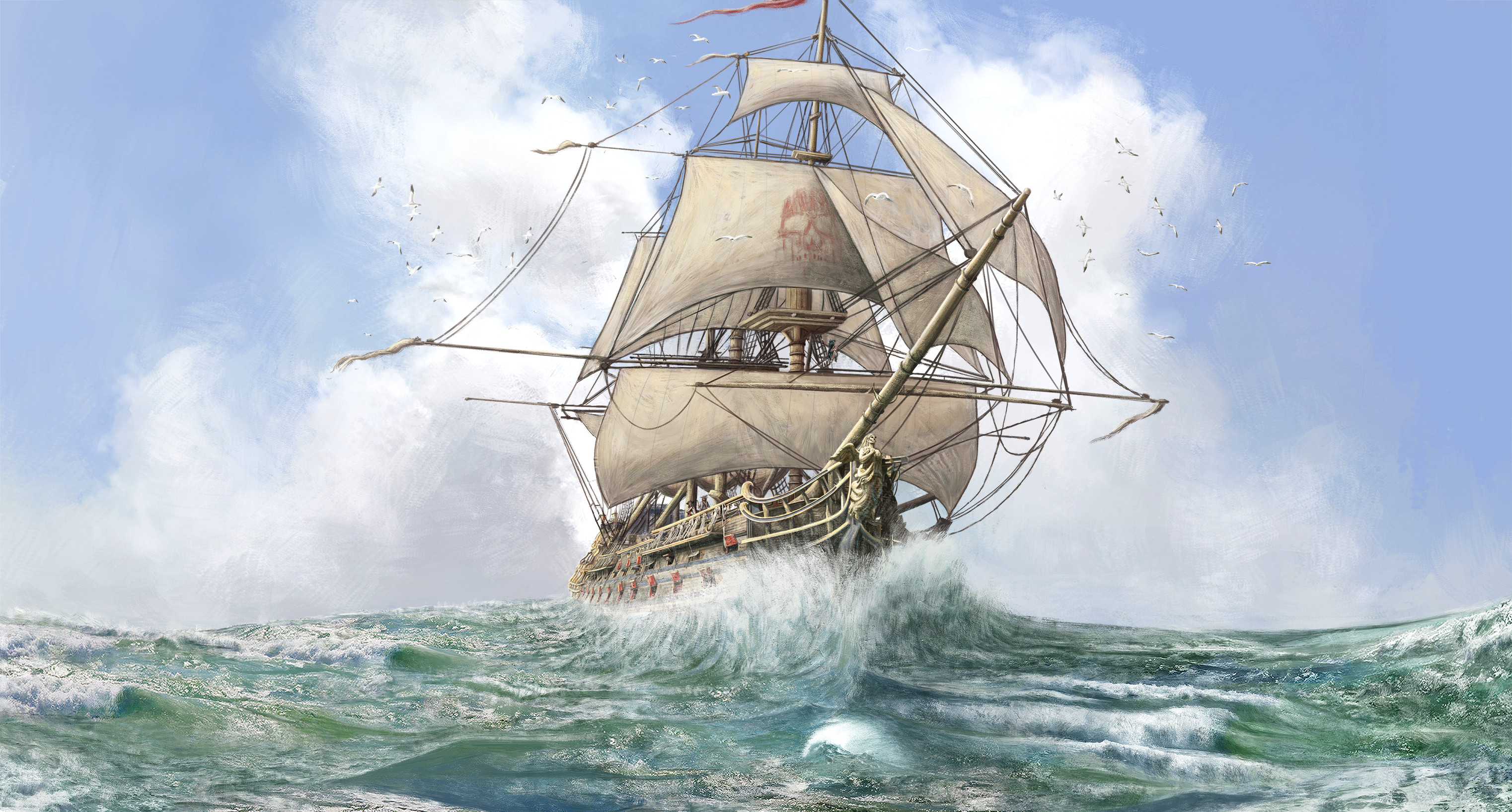 Artstation Fancy Pirate Ship Martin Seidl