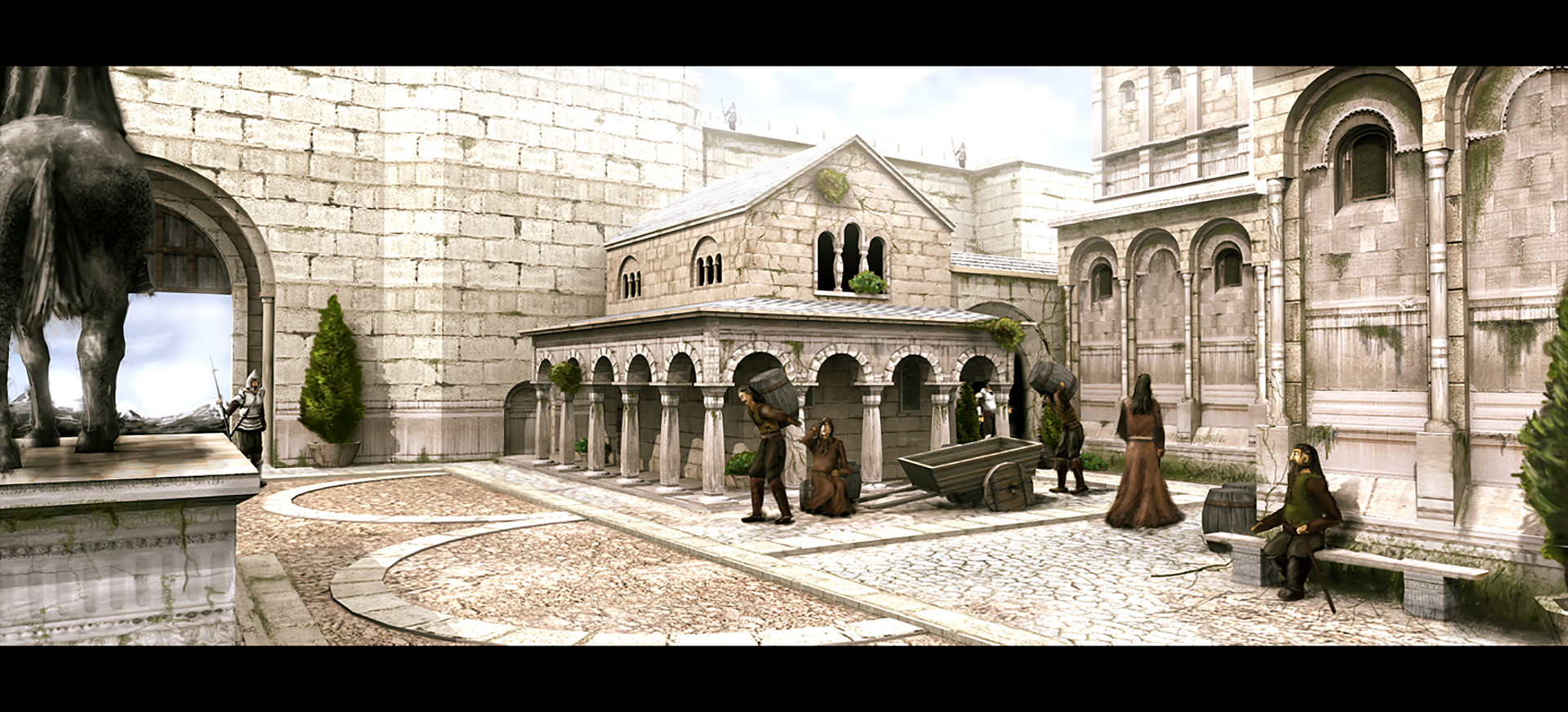 ArtStation - a version of Minas Tirith