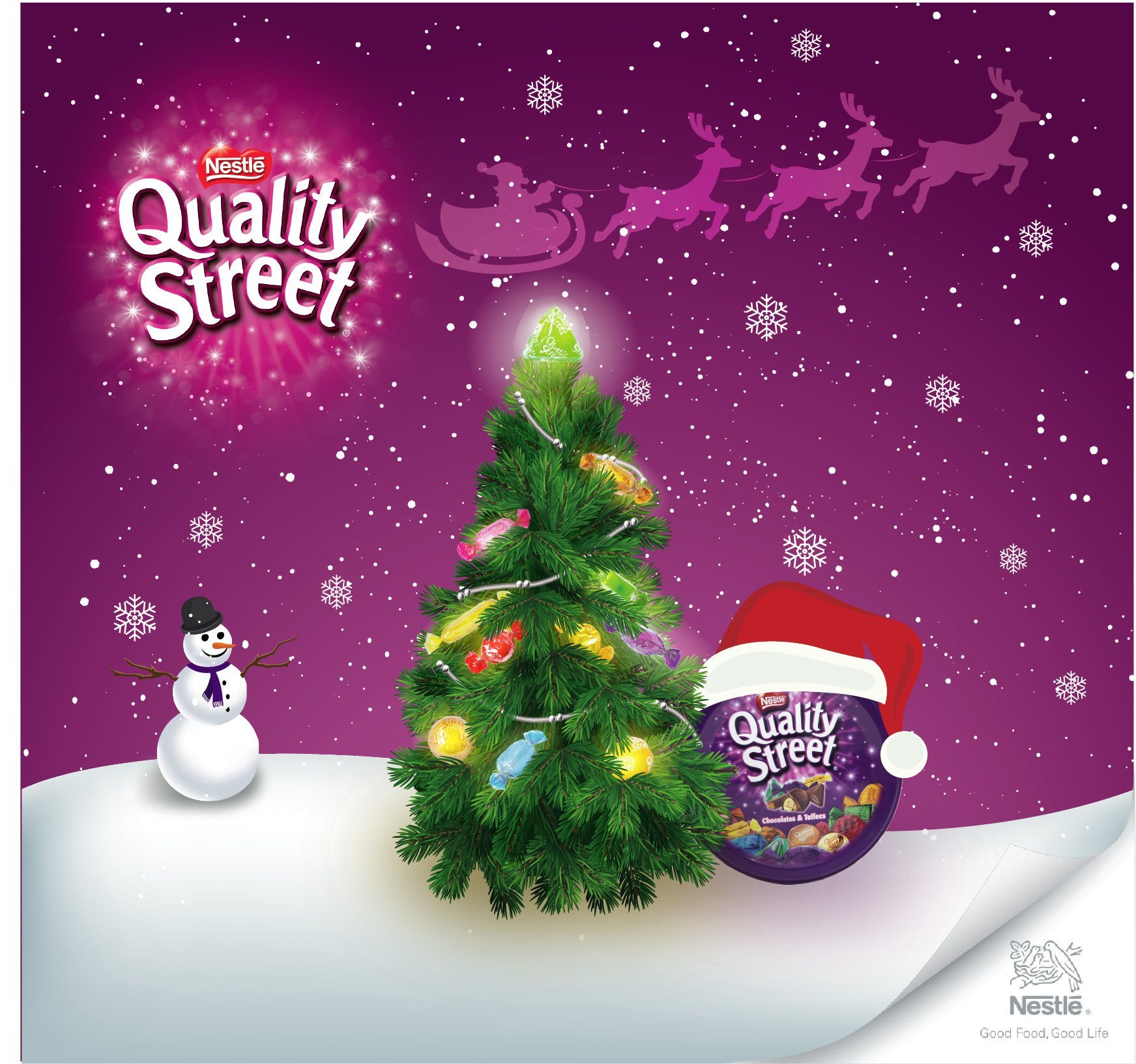 ArtStation Quality Street Christmas Artwork