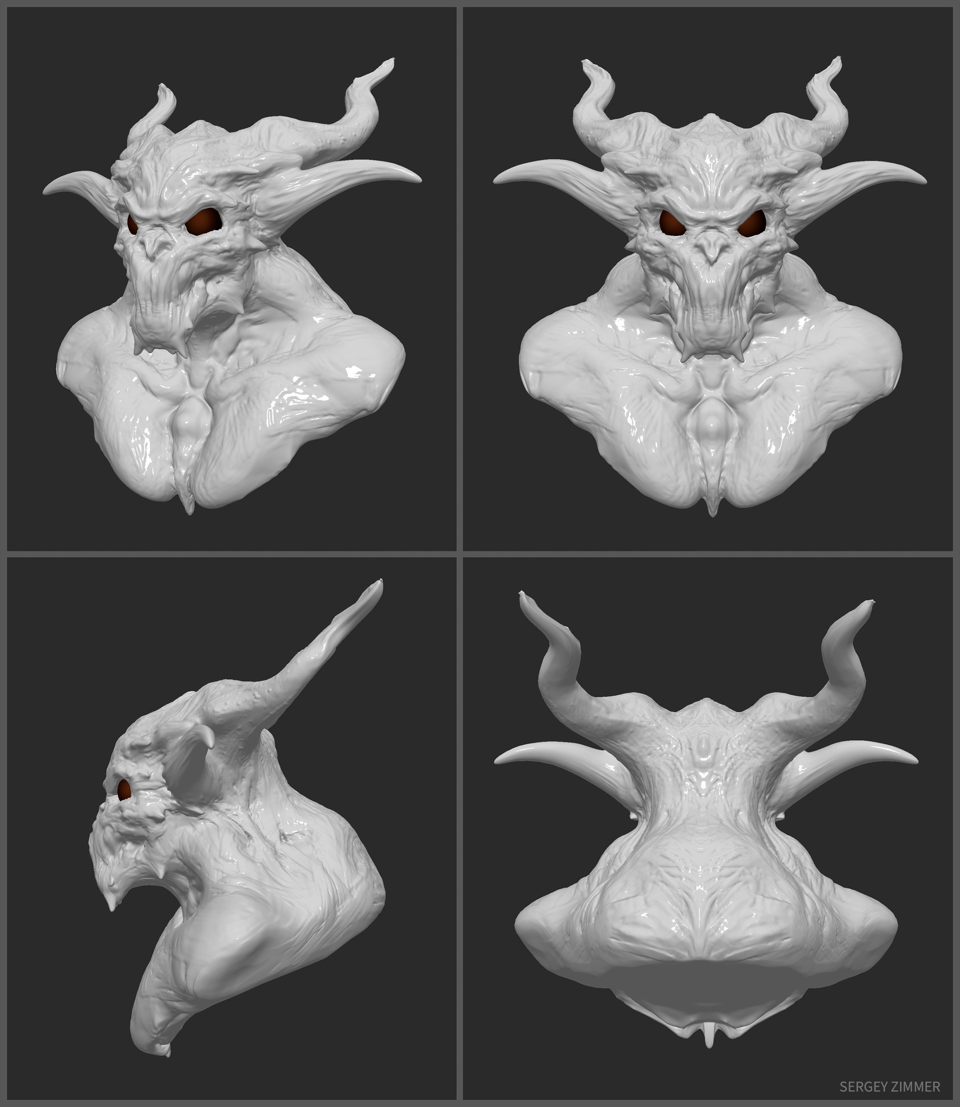 Sergey Zimmer Sculpting In Ipad Pro
