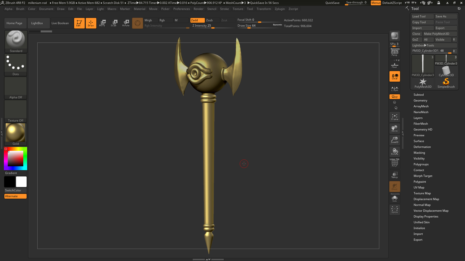 ArtStation millennium rod