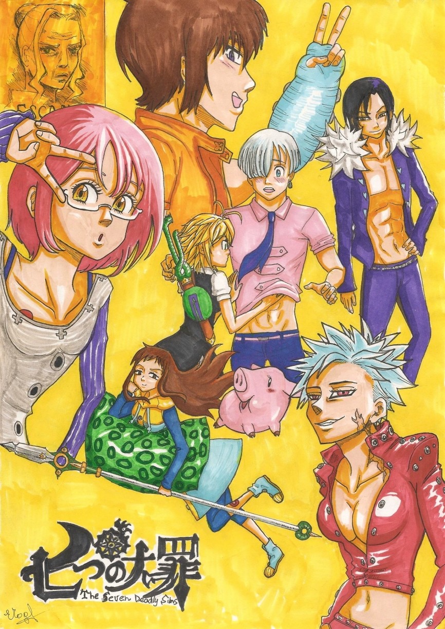 Nanatsu no Taizai / fanart  Seven deadly sins anime, Nanatsu