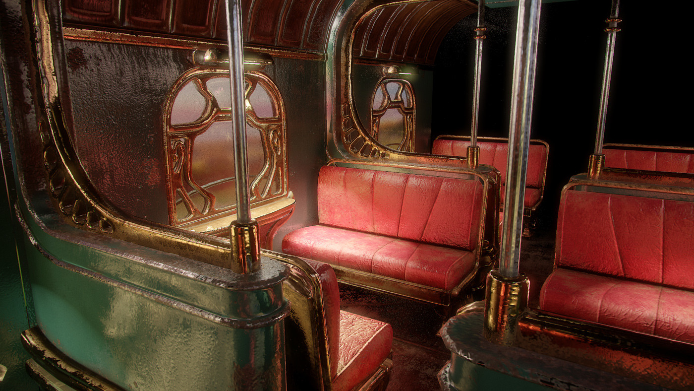 Glenn Donaldson Art Nouveau Train Carriage