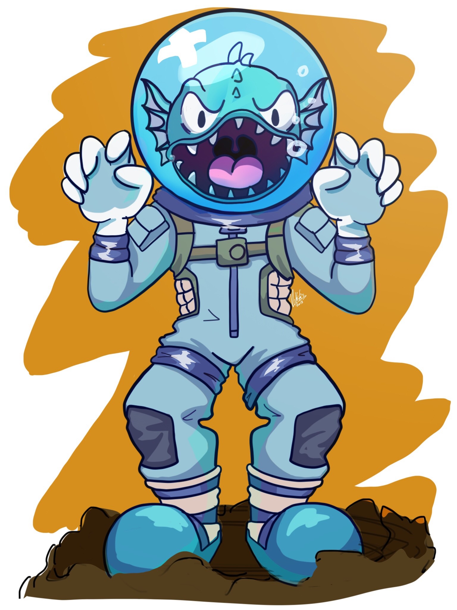 Leviathan Art Fortnite Artstation Fortnite Leviathan Nicole Davila