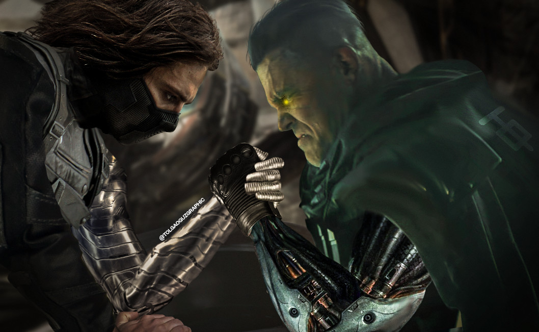 Artstation Cable Versus Winter Soldier Bucky Tolga Oguz