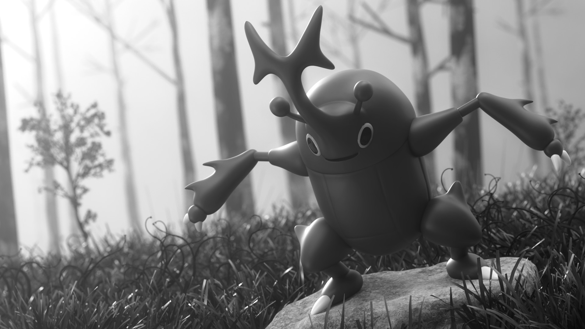 Pokemon Fan Creates Adorable Baby Form for Heracross