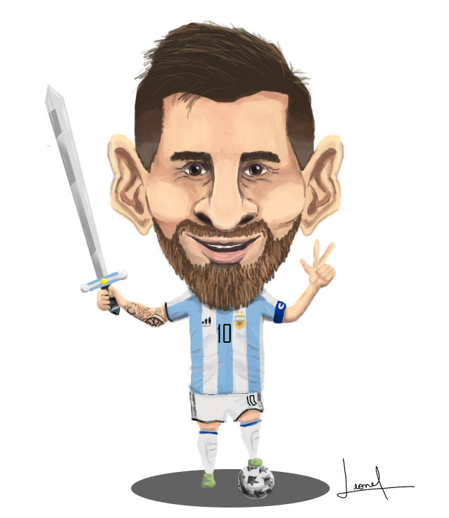 ArtStation - Lionel Messi