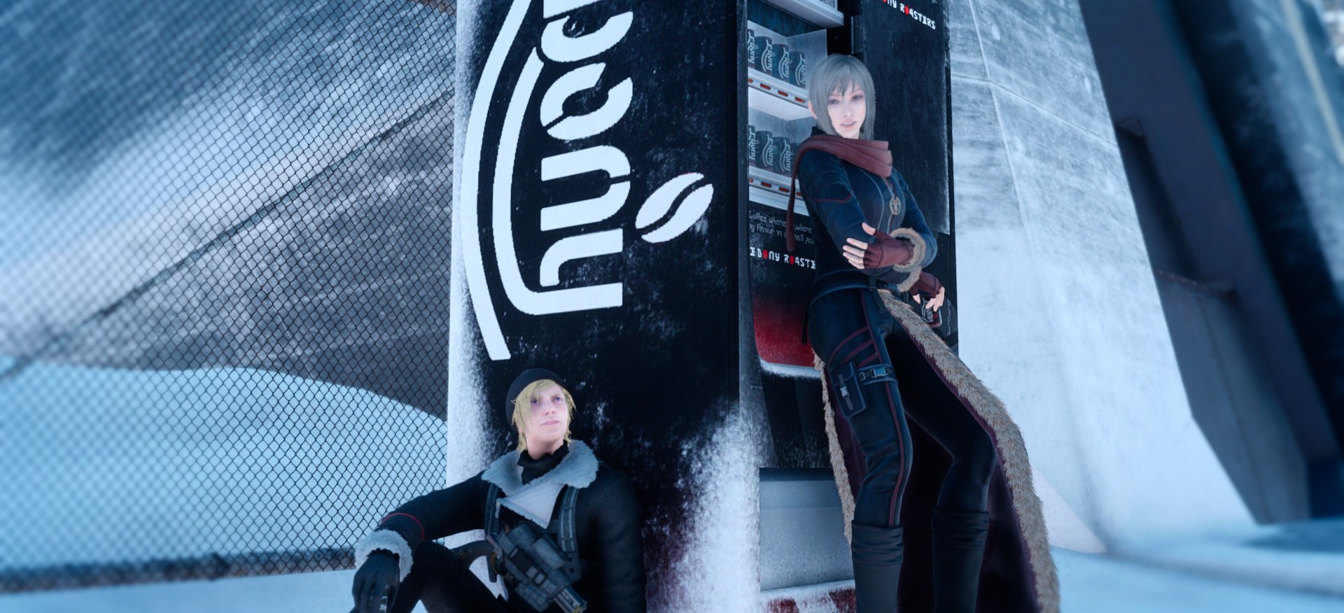ArtStation - Resting scene in Episode prompto