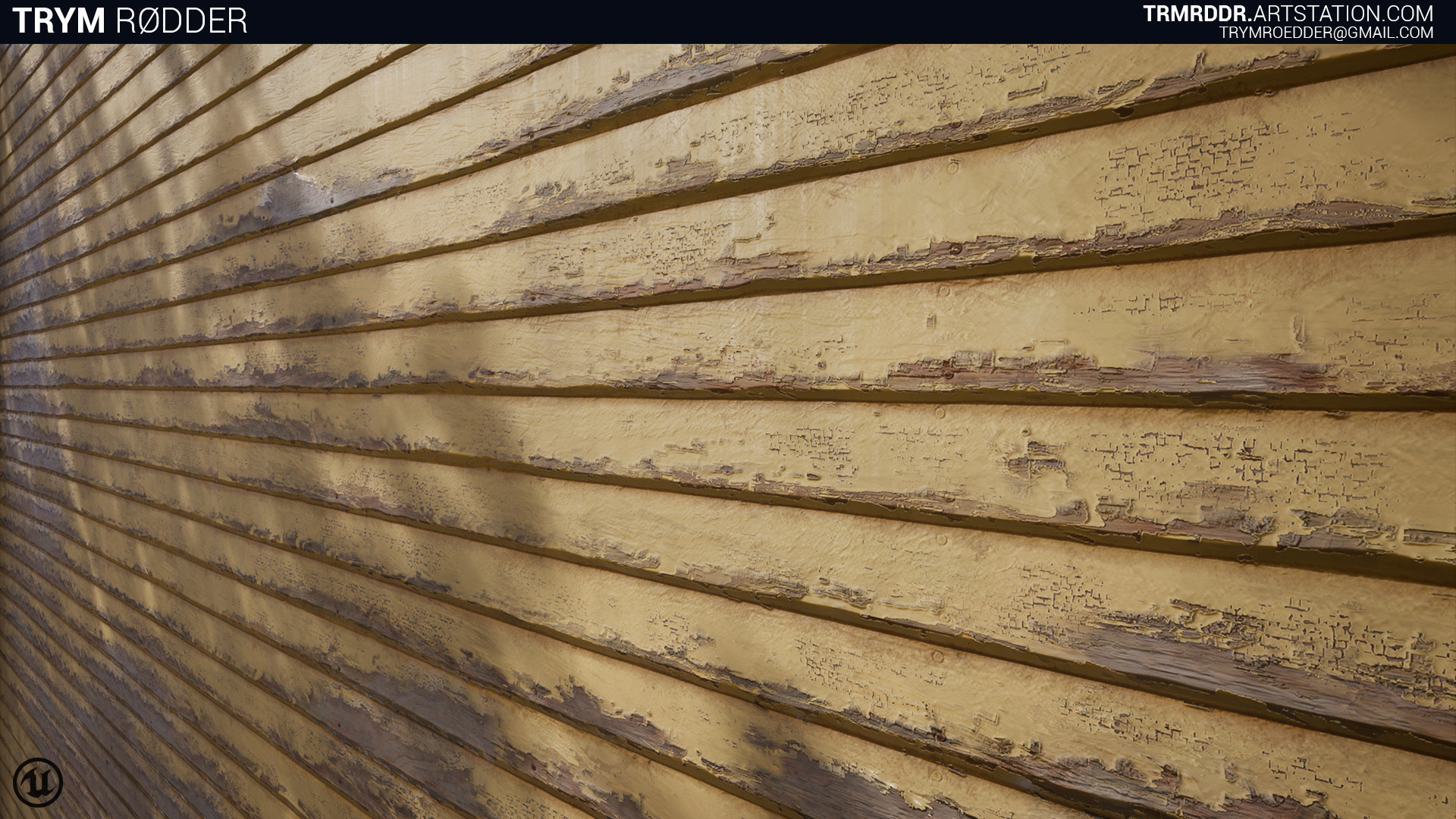 Trym Roedder Peeling Painted Wood Siding