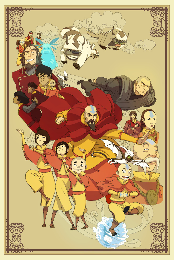 ArtStation - Legend of Korra meets Aang