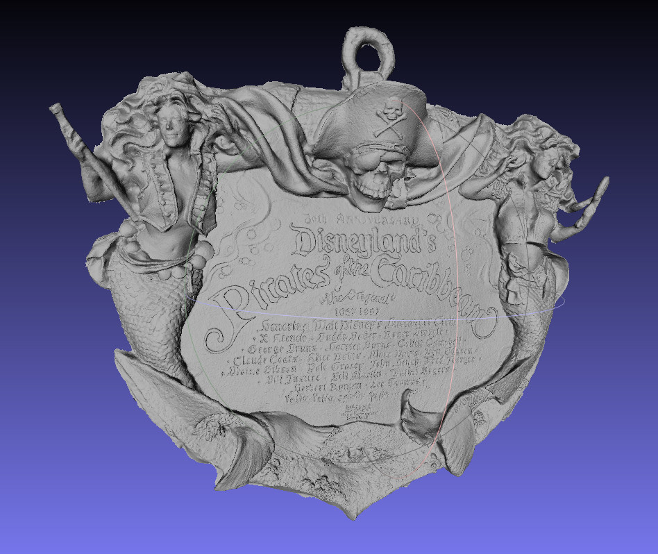 Artstation Pirates Of The Caribbean Entry Plaque Brooch Pin 3d