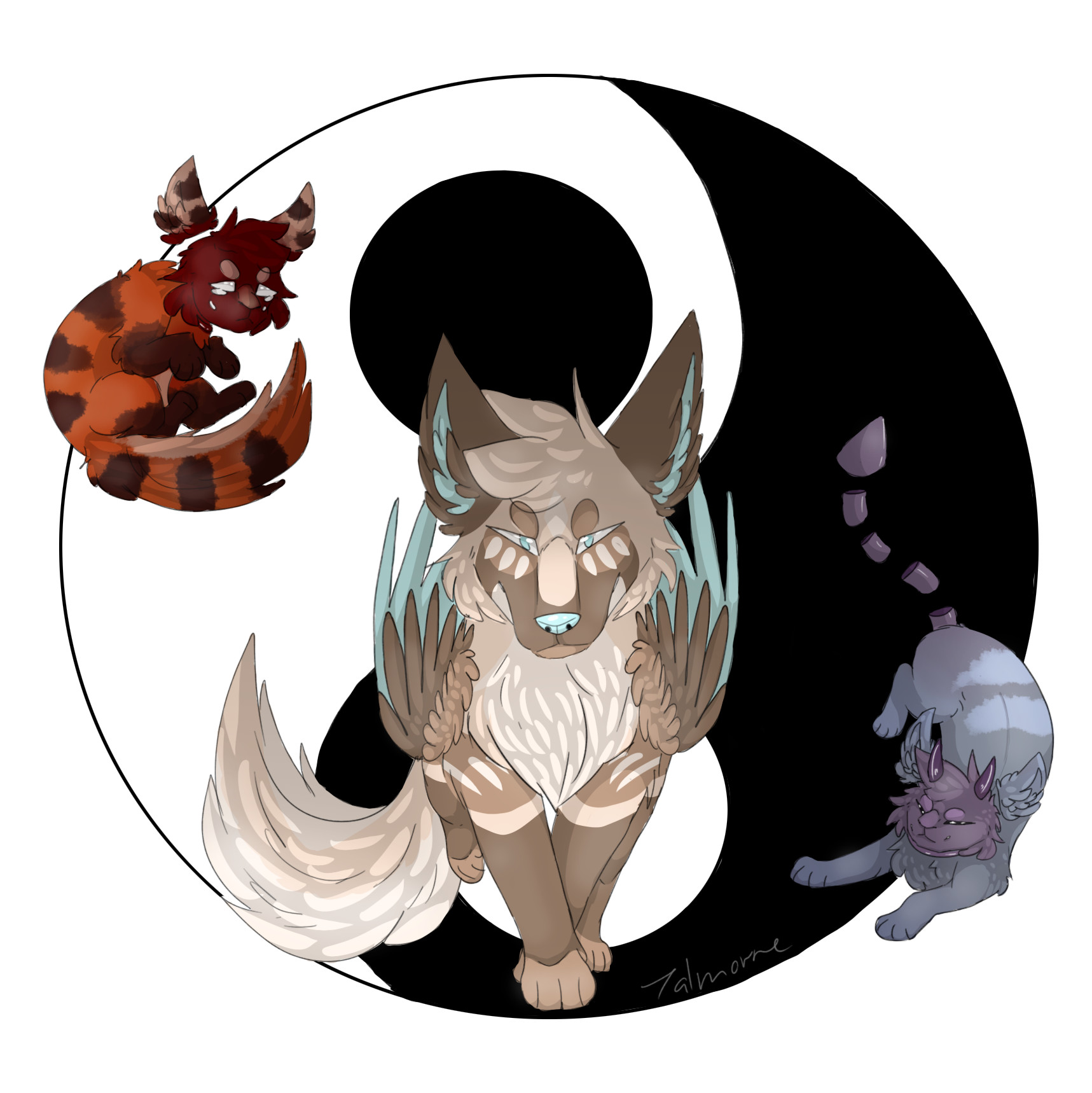 ArtStation - Warrior Cats: Yin & Yang