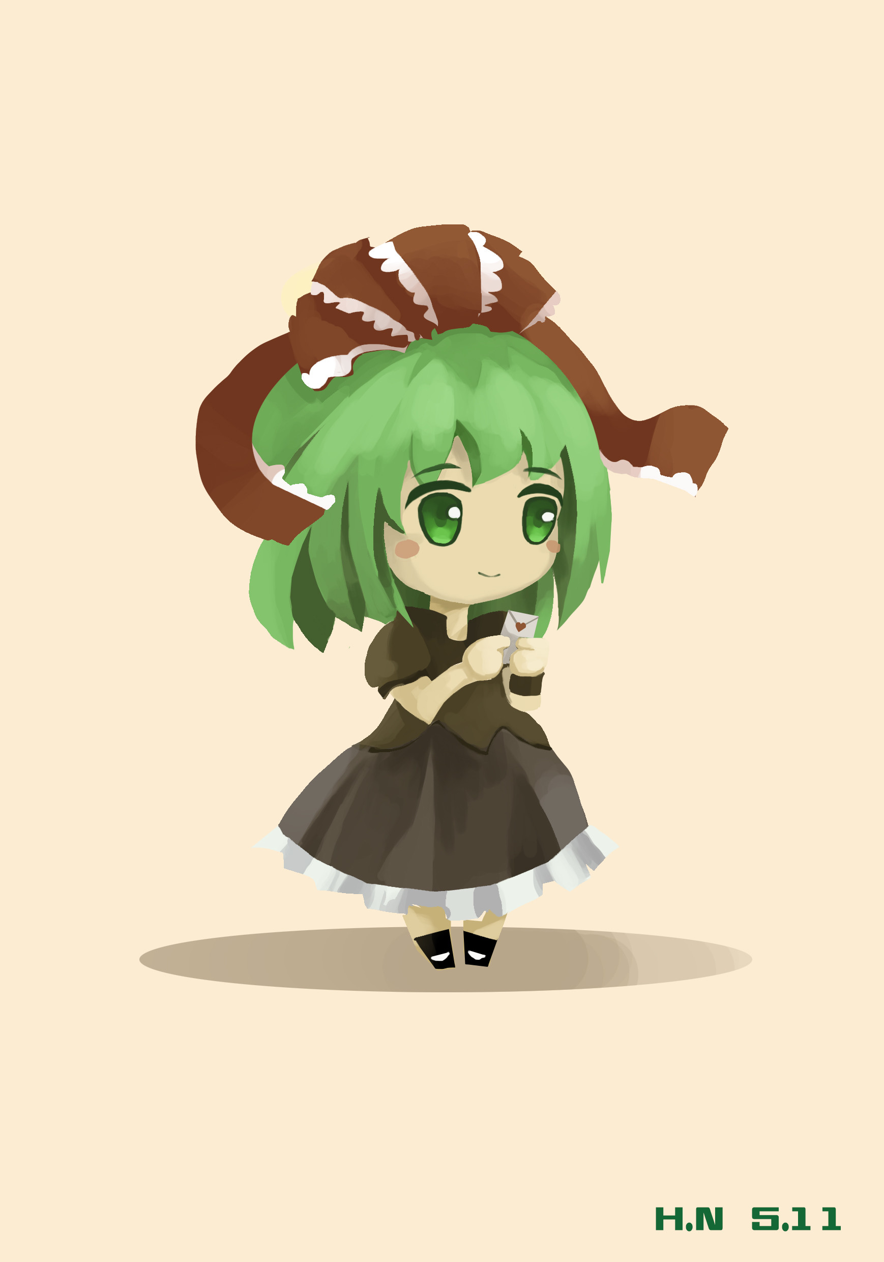 Artstation 健山雏 蓬莱人形