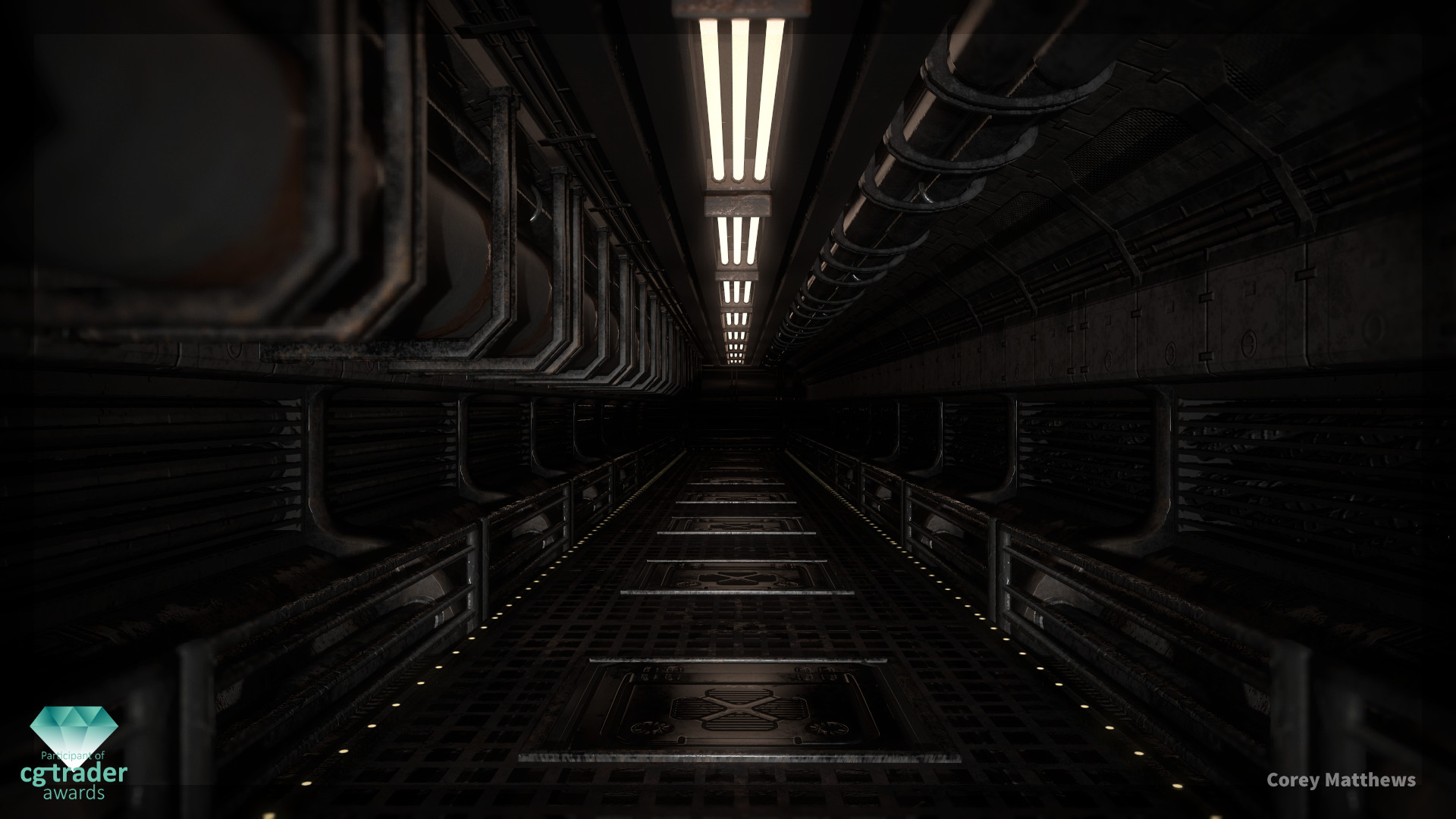 Metal hallway cheap