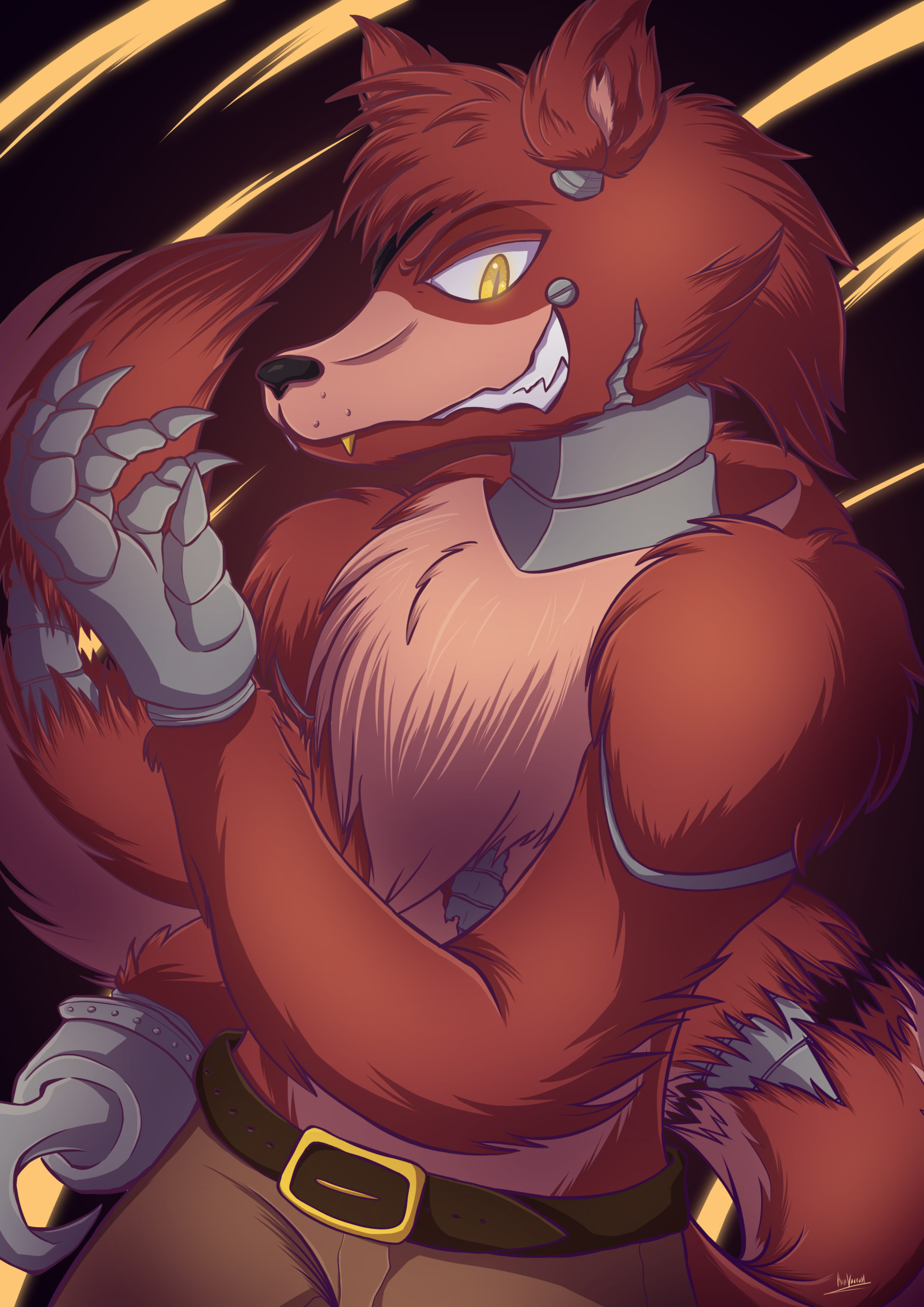 Artstation Foxy Fnaf Fanart Ann Varcon