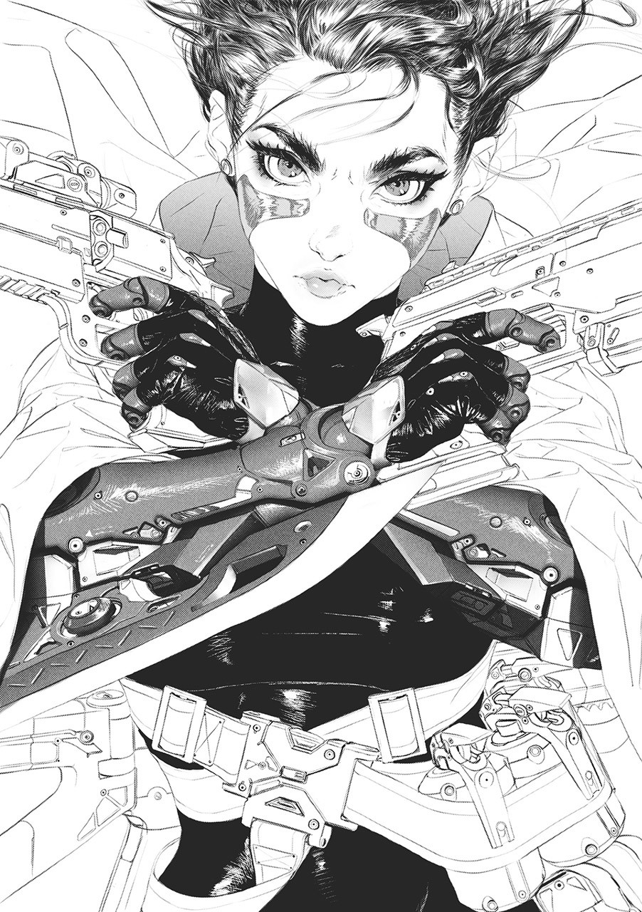 Wallpaper Artstation Gunnm Wip Landy R Andrianary For Android