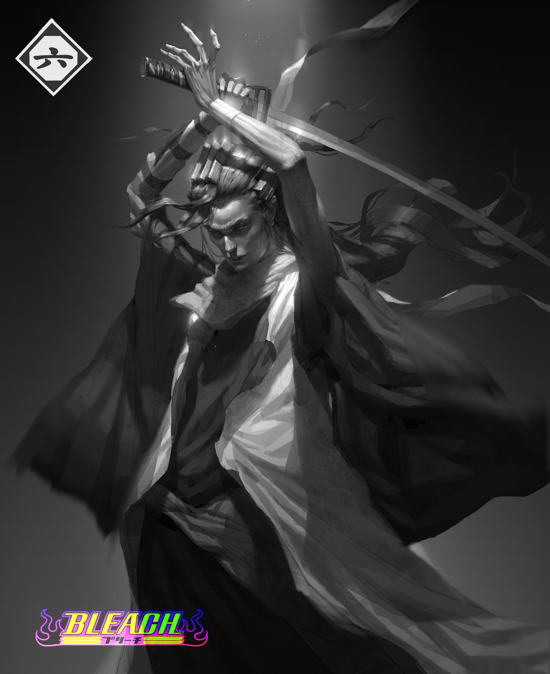 Qi Wang Byakuya Kuchiki 朽木白哉 Qi Wang Byakuya Kuchiki 朽木白哉